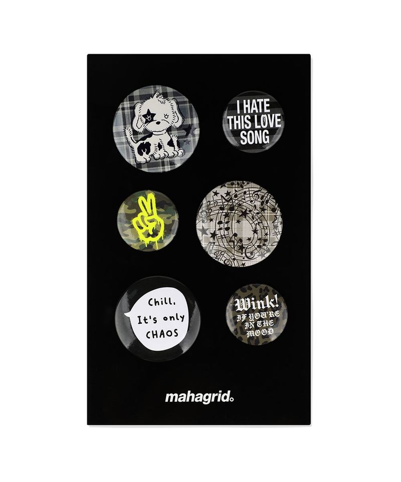 mahagrid(マハグリッド)の「FESTA BUTTON PIN SET(Accessories)」