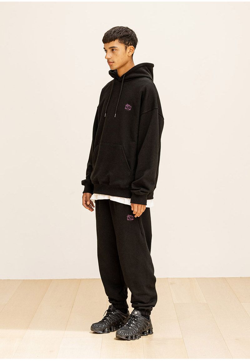 GRATING EMBLEM OVERSIZED HOODIE