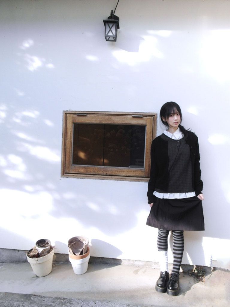 Check Layered Button Top (2colors)