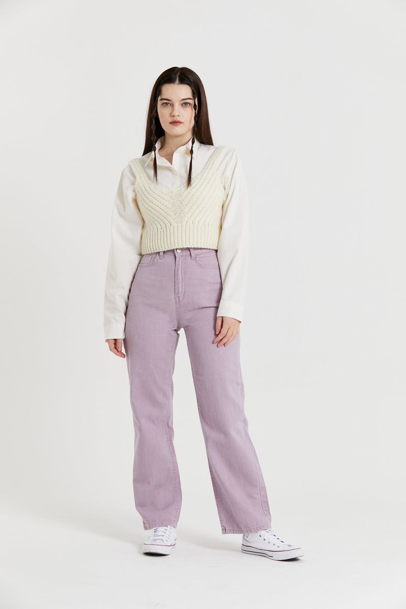 URBAN WIDE PANTS_PURPLE