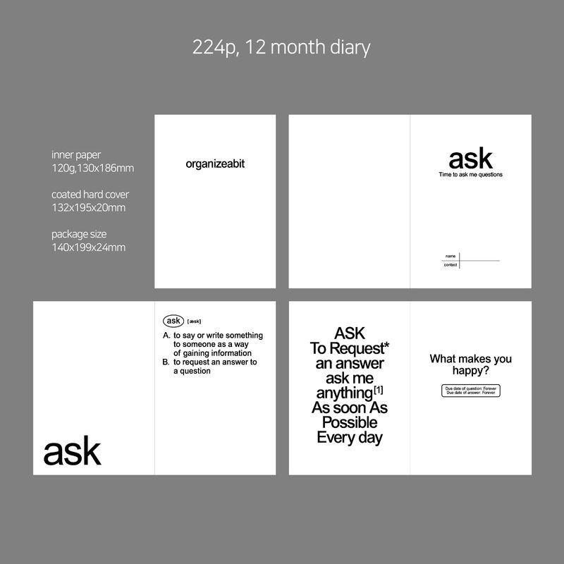 oab ask diary / hard cover