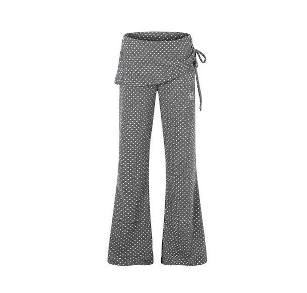 Riven Dot Wrap Flare Pants