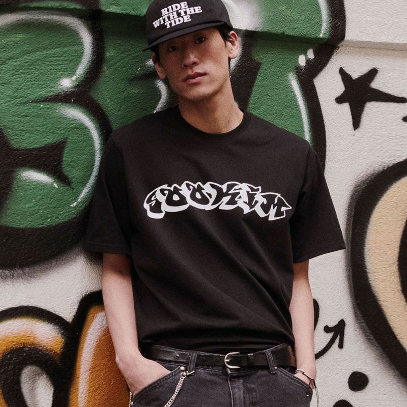 sookim（スキム）の「SOOKIM BIG LOGO T-SHIRT_BLACK（Tops）」