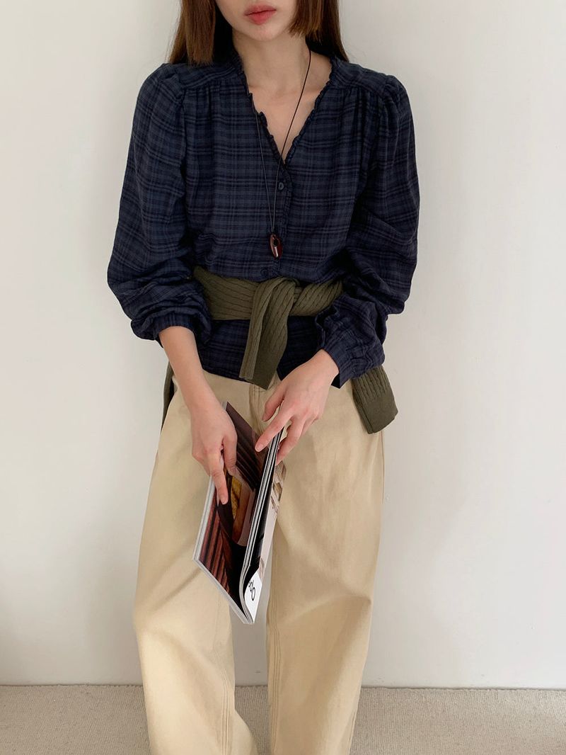 [MADE] Lenoa Frill Blouse