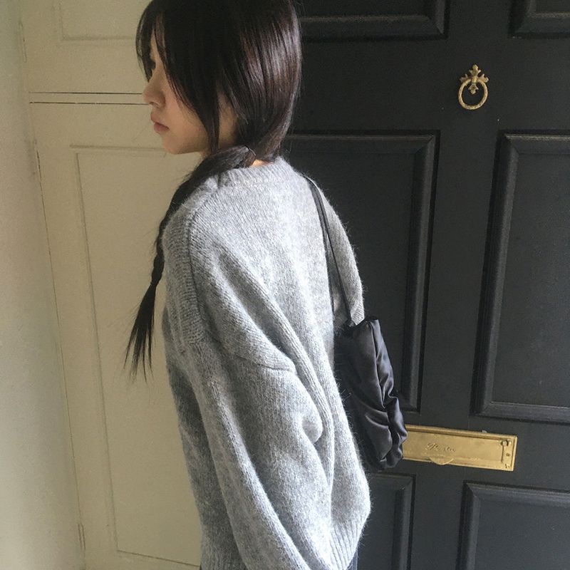 Your Wool Bokashi Pendant Round Knitwear