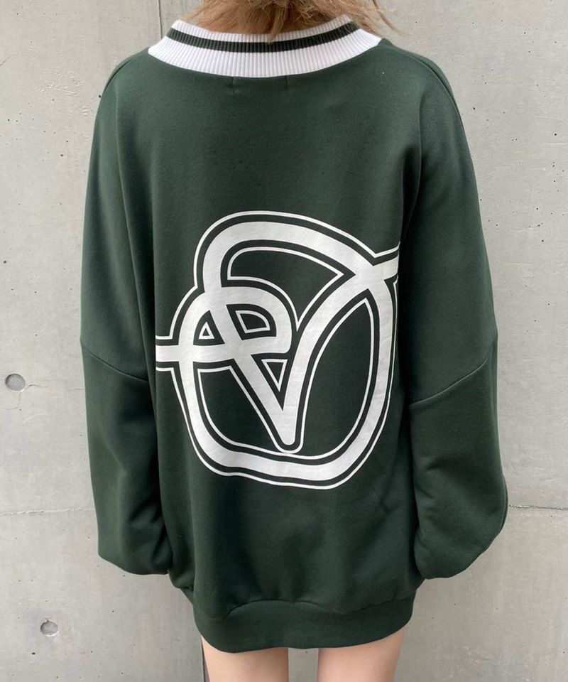 VneckラインリブPO