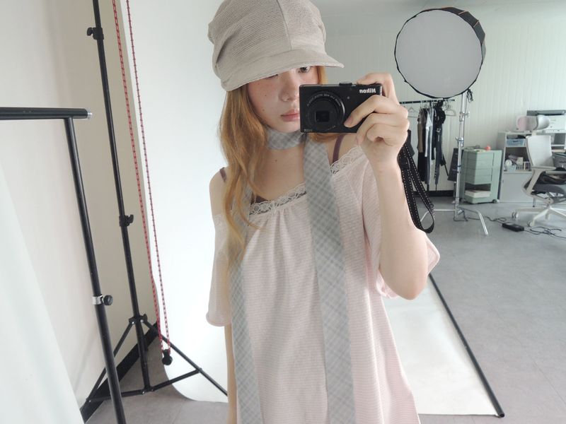 SLIM CHECK SCARF