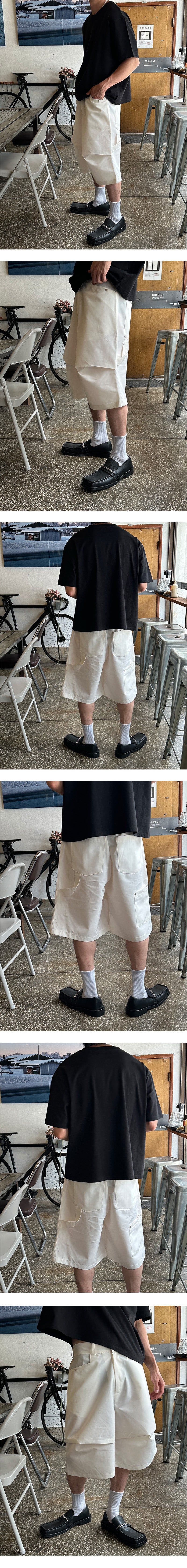 [S/S] Parachute nylon bermuda pants (3color)