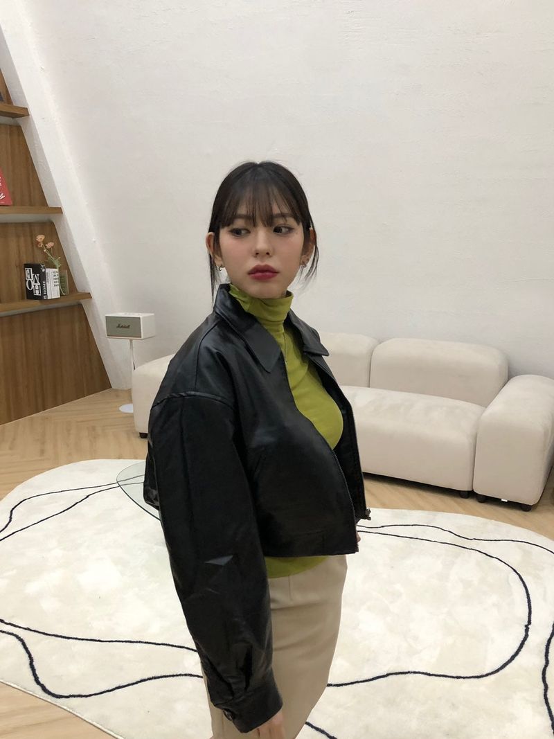 Malo short leather jacket