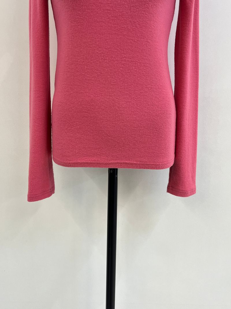 Napping V-neck Long Sleeve T-shirt