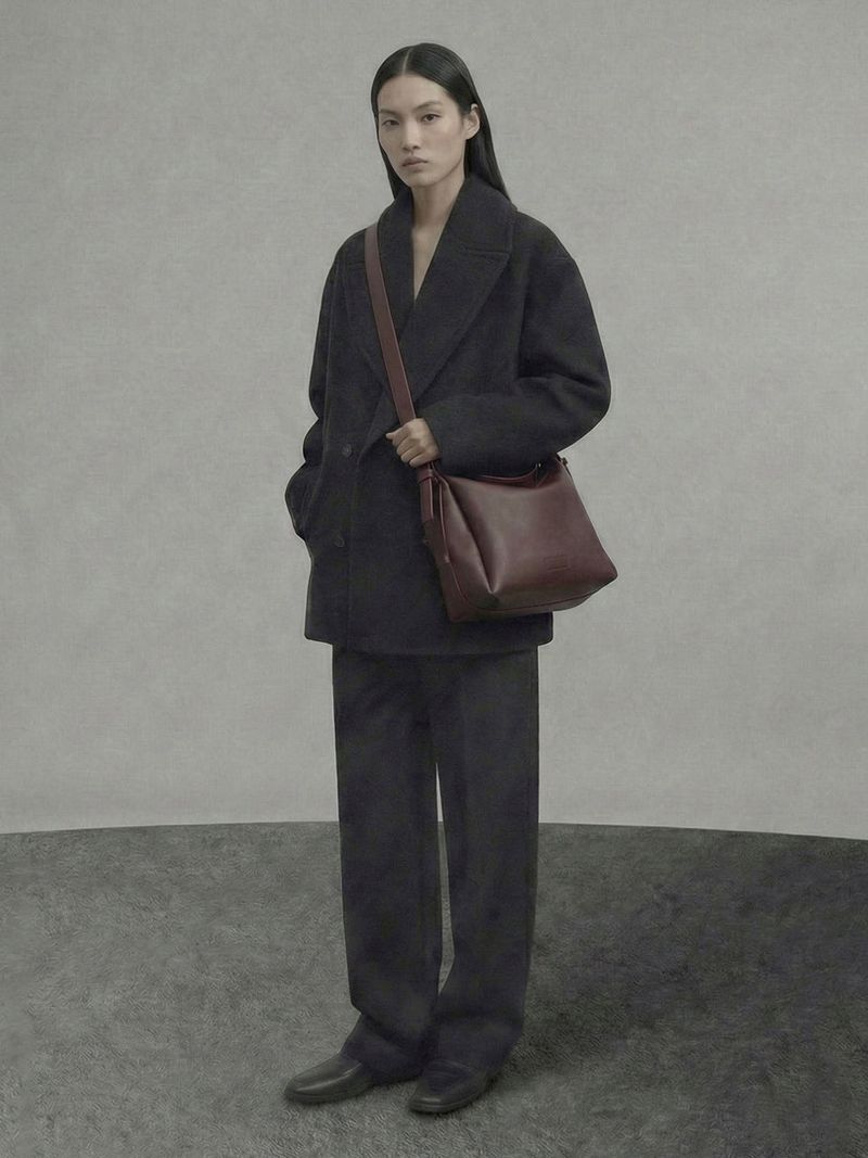 The Mark Small burgundy