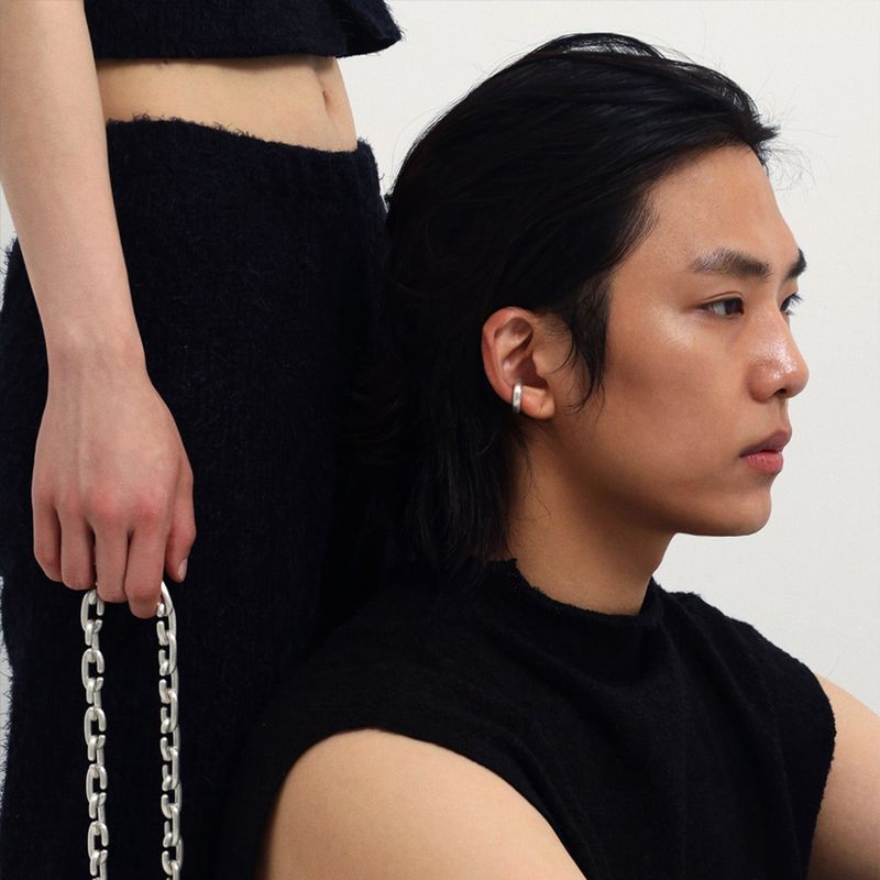 【MADE】 Men’s line earcuff matt