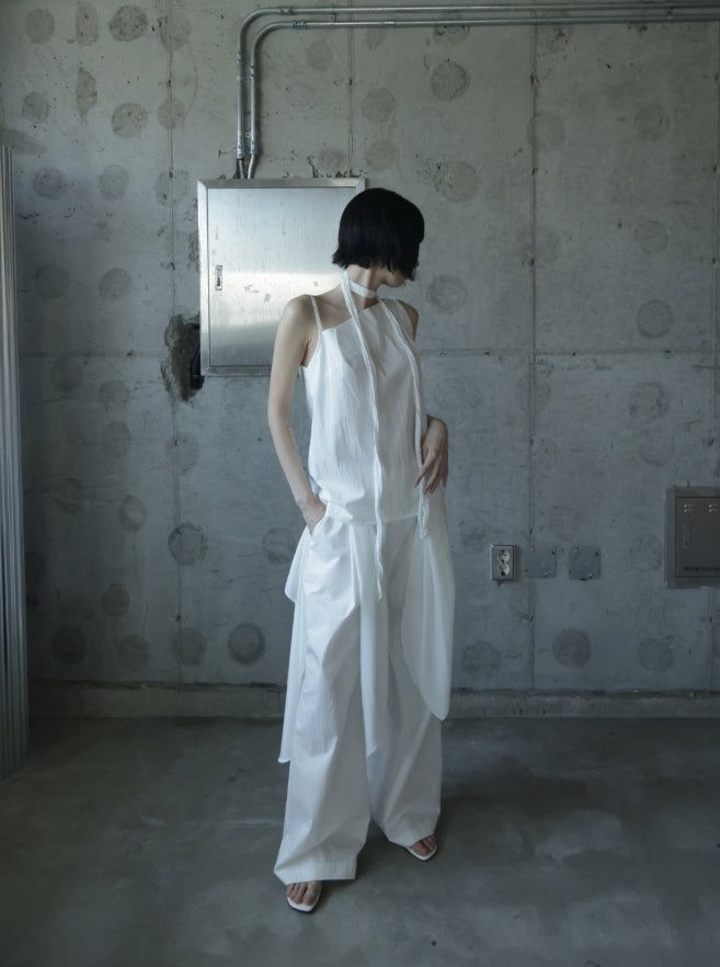 Asib Unbalance Sleeveless Blouse