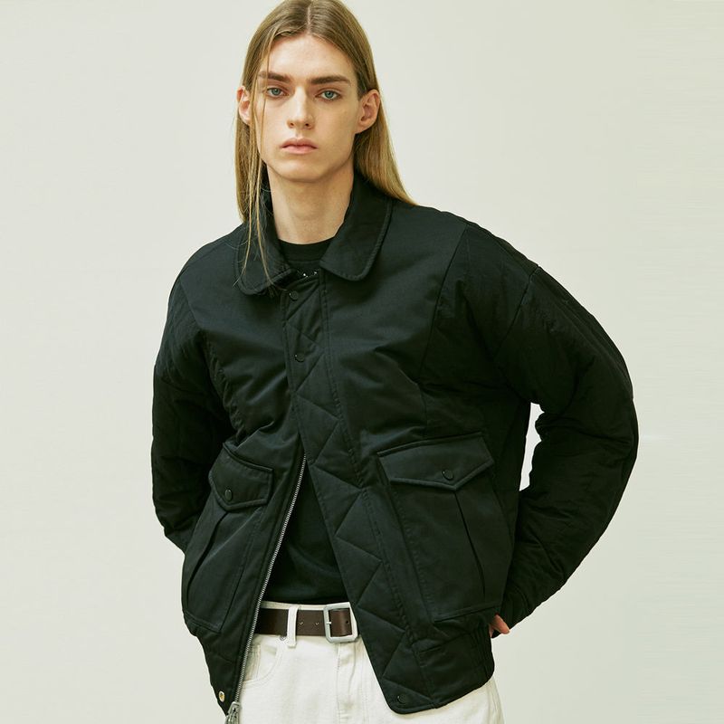 REVERSIBLE CWU-45P FLIGHT BOMBER JACKET BLACK