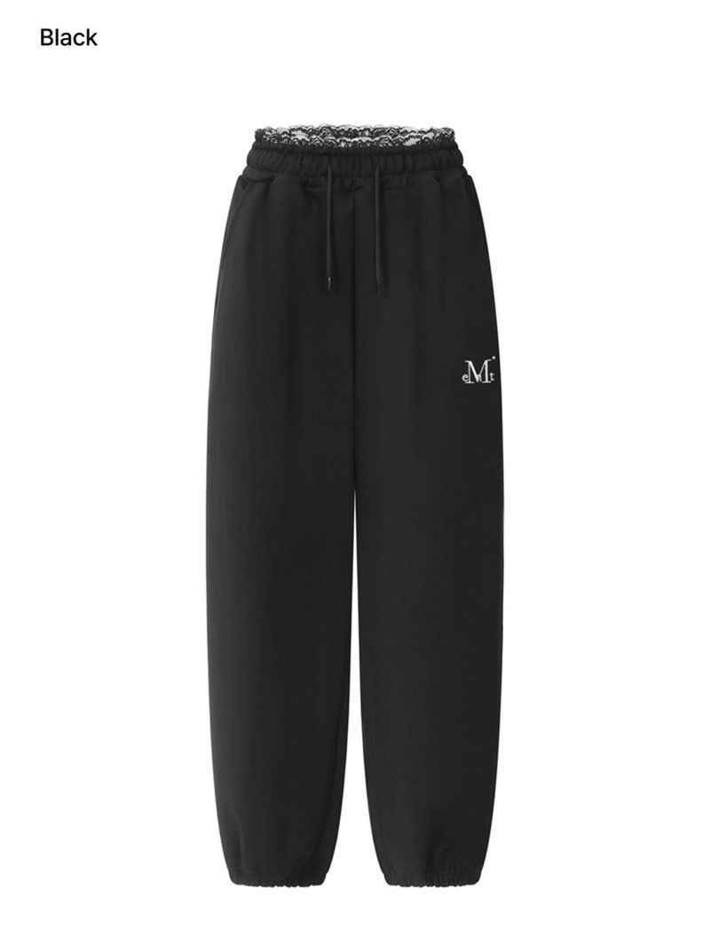 MUCENT（ムセント）の「ASTO LACE SAGGING JOGGER PANTS (2COLOR)（Pants）」