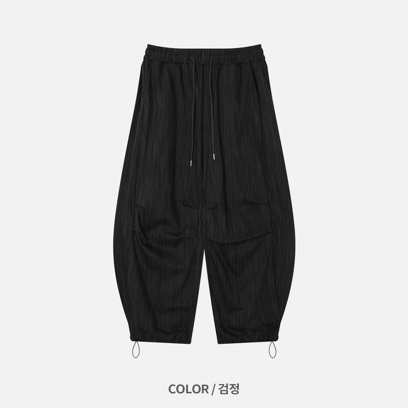 Denim Striped Balloon Pants 2COLOR