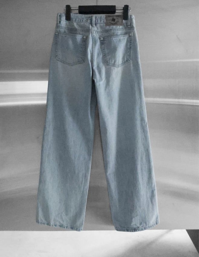 Rose Low Straight Denim