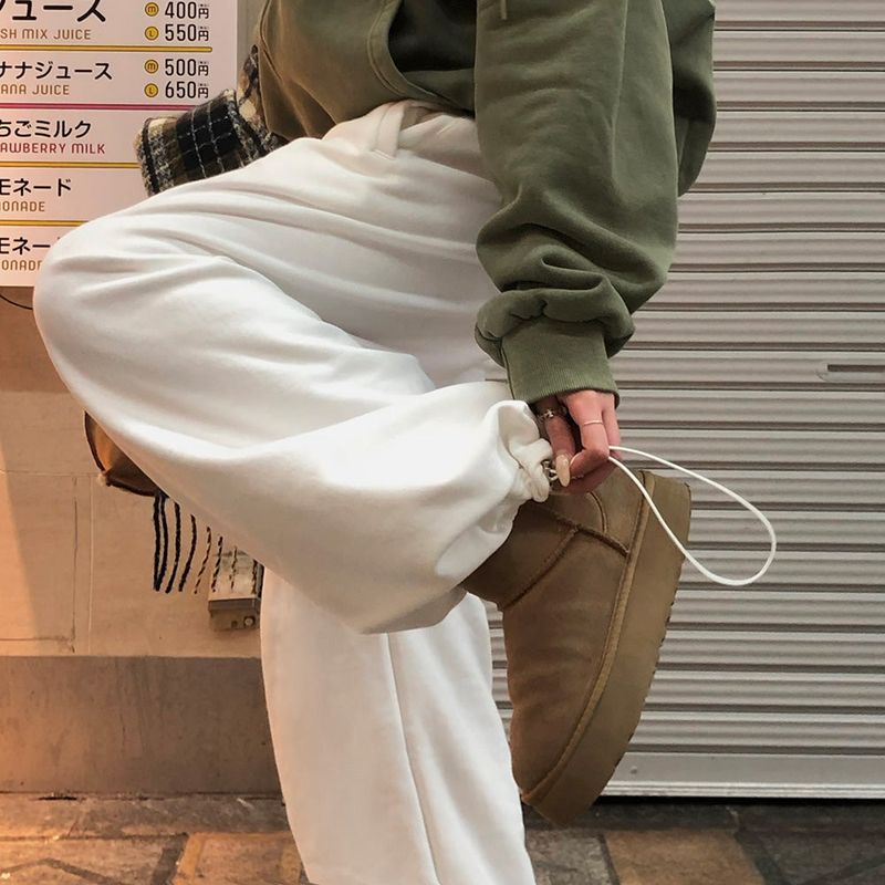 [BELLIDE MADE] Neuer, back raised two-way wide training pants