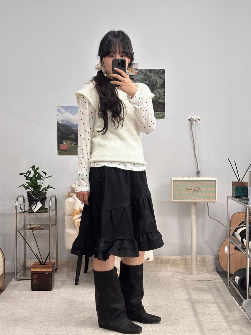 DOT LAYERED T-SHIRT