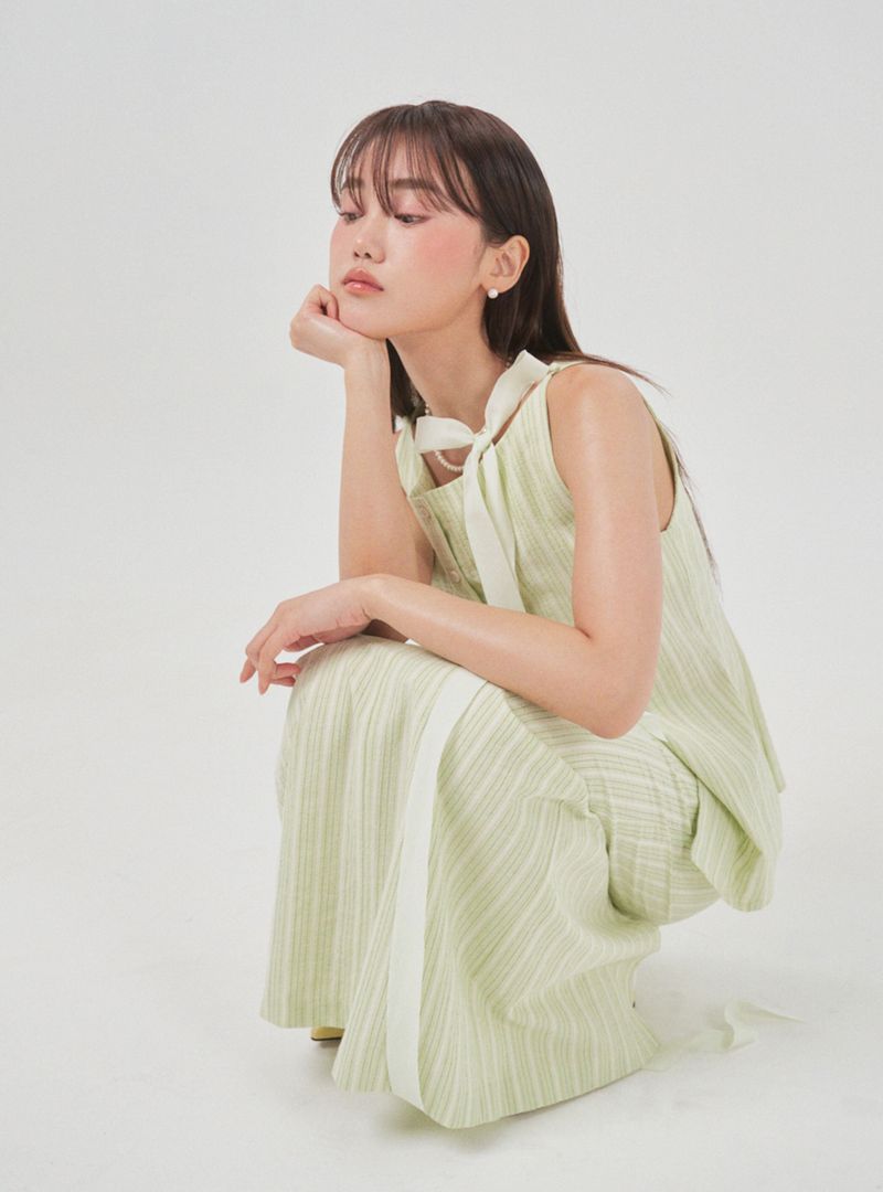 Cozy cotton skirt (green)