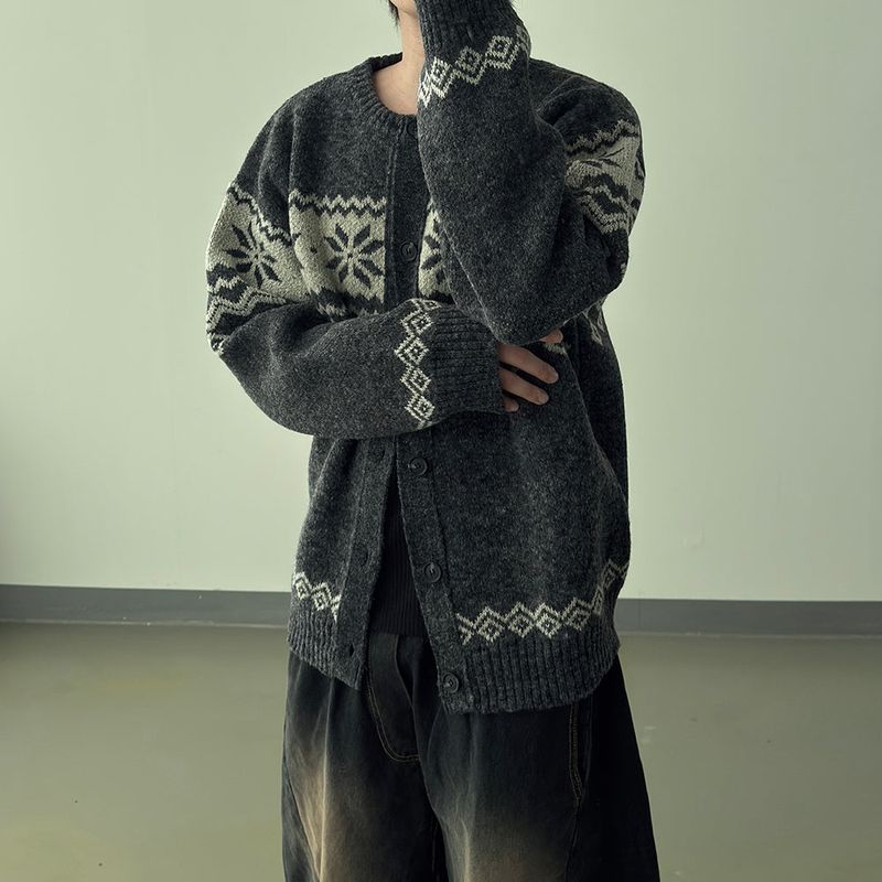 Fiora nordic knit cardigan
