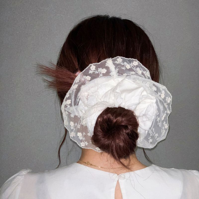 Double Lace Scrunchies
