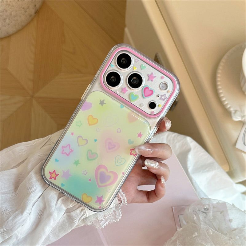 [1+1BOGO] Color Heart Gradient iPhone Case