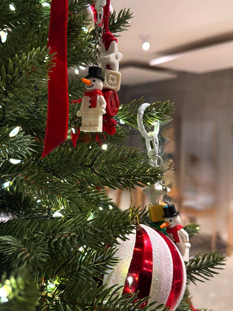 Snowman keyring / TREEFORFIVE345