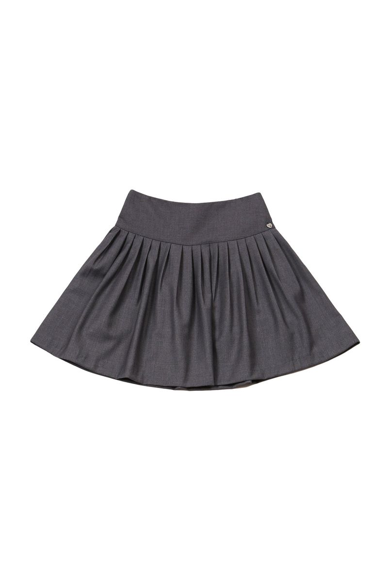 POPPALS（ポップパルズ）の「Mono Basic Skirt [Charcoal]（Skirts）」