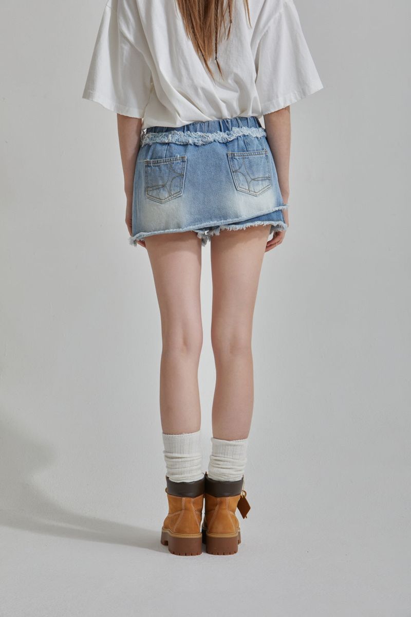 COVER DENIM SKIRT