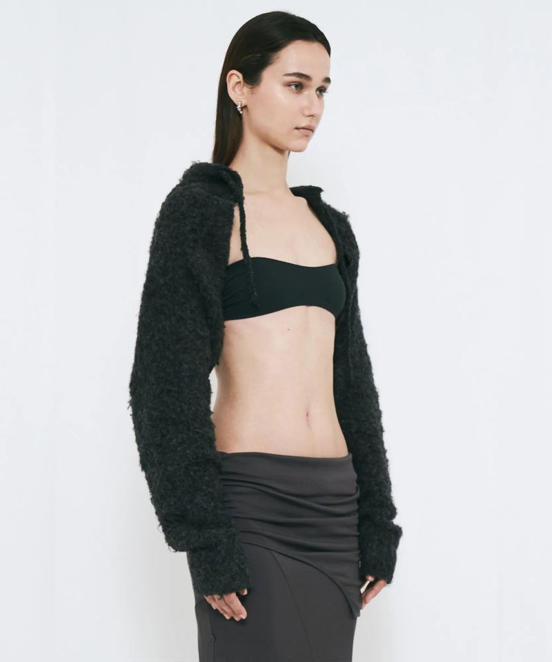MUFFLER KNIT CARDIGAN 