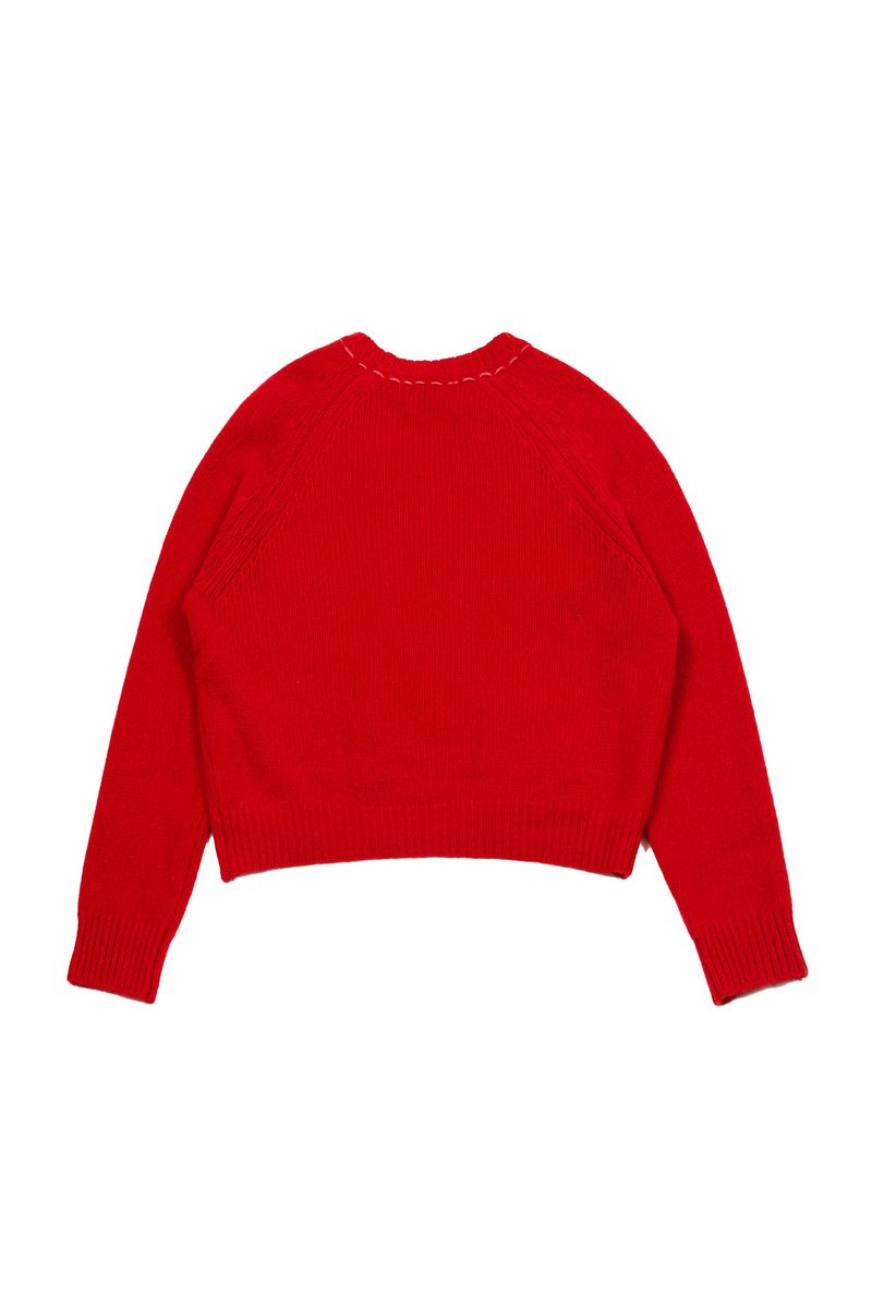 Pals Round Wool Knit [Red]