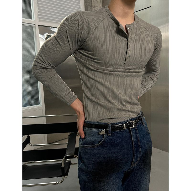 LAURANT（ロラン）の「[S/S] Golgi slim henry neck sleeves(4color)（Tops）」