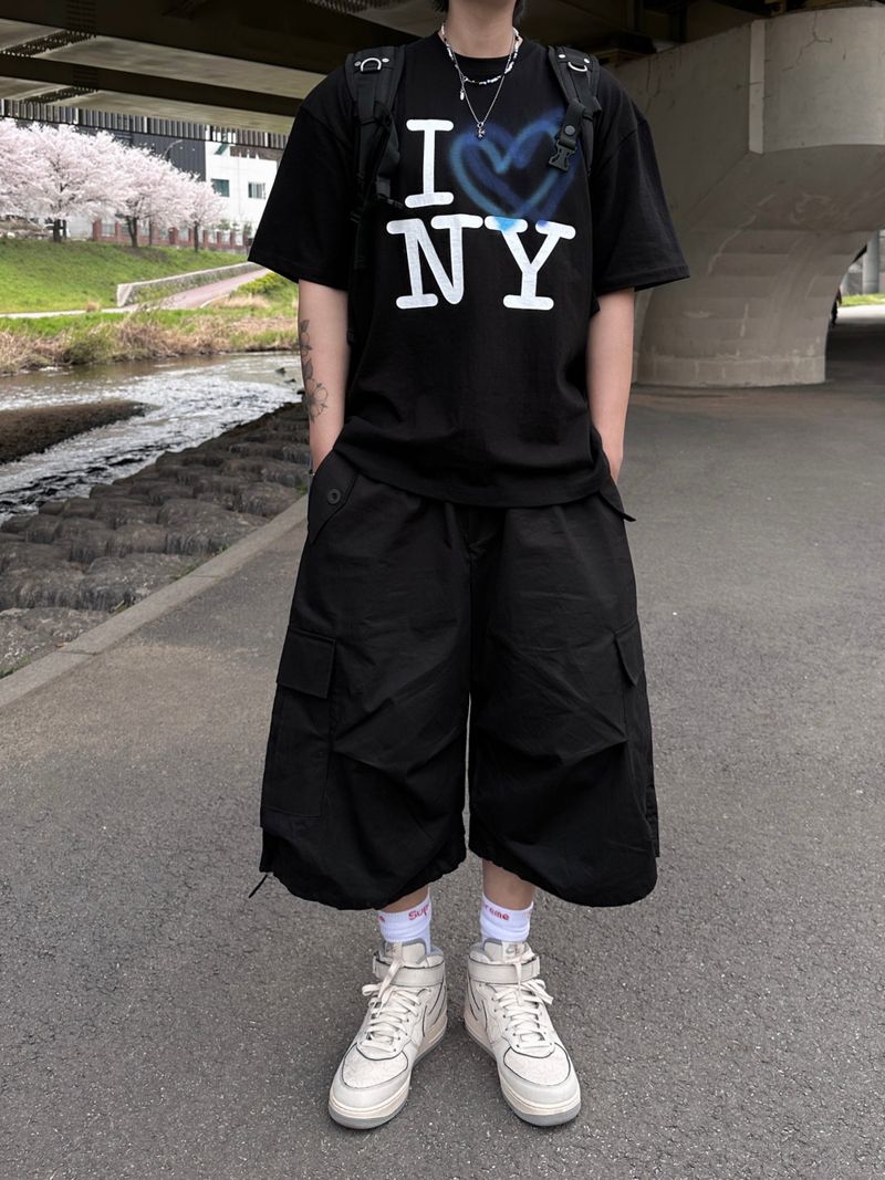 Amekaji Loose Cargo Pants 4C