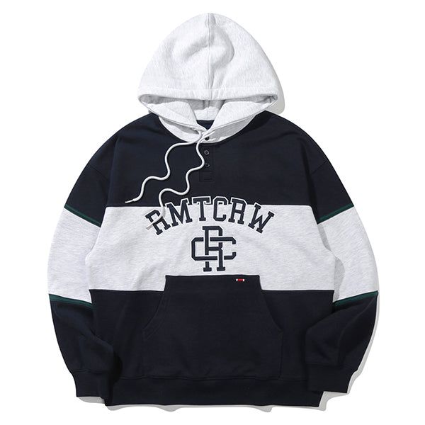 RMTCRW CLUB BUTTON HOODIE_NAVY