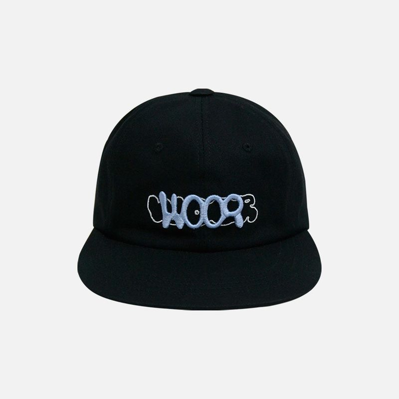 WOOR(ウール)の「W' FLAT CAP (BLACK)(Hats)」