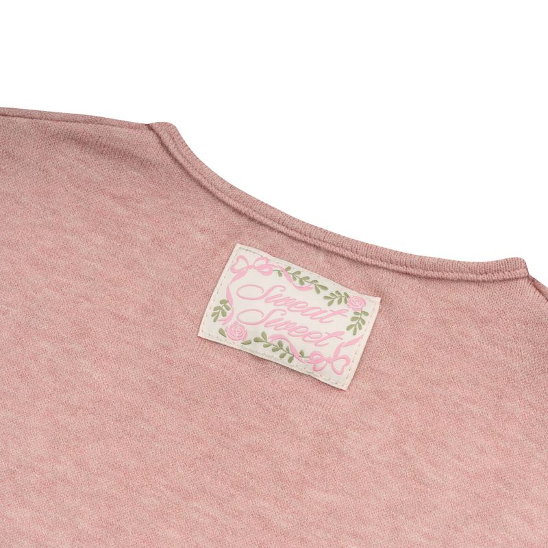 SOFT CREAM LETTERING BOLERO - PINK