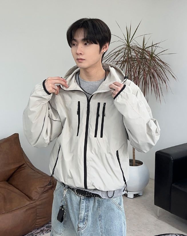SATIIIZ（サティーズ）の「Phalan Utility Zipper Wind Jacket（Jackets/Outerwear）」