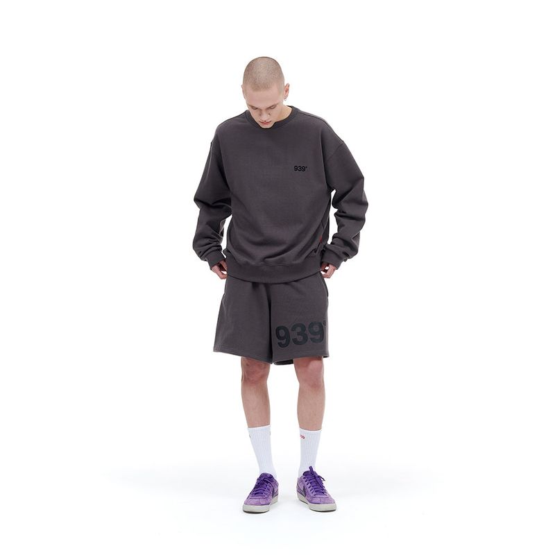 939 LOGO SWEAT SHORTS (DARK GRAY)