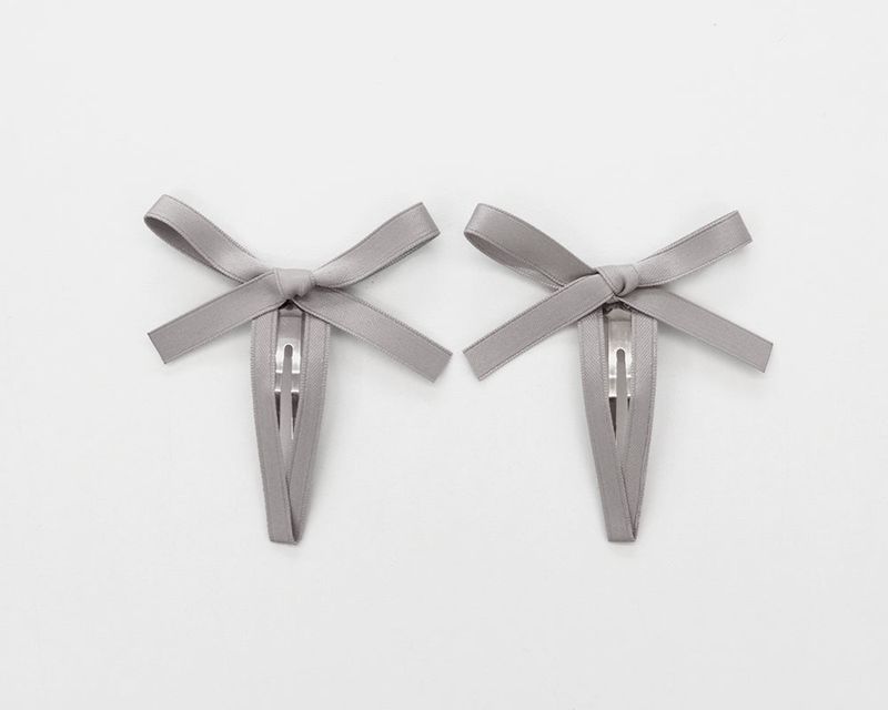 [2 sets] Mitch ribbon hairpin