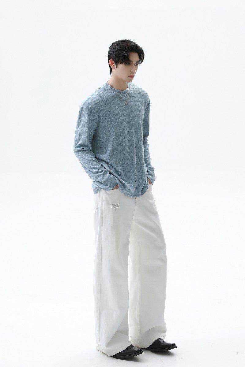 TURNTIDE（ ターンタイド）の「Textured Knit Long Sleeve Tee（Tops）」