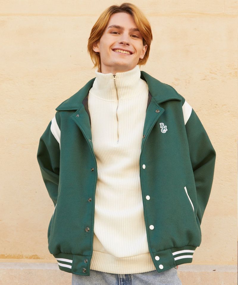 RCH varsity stadium Jacket green