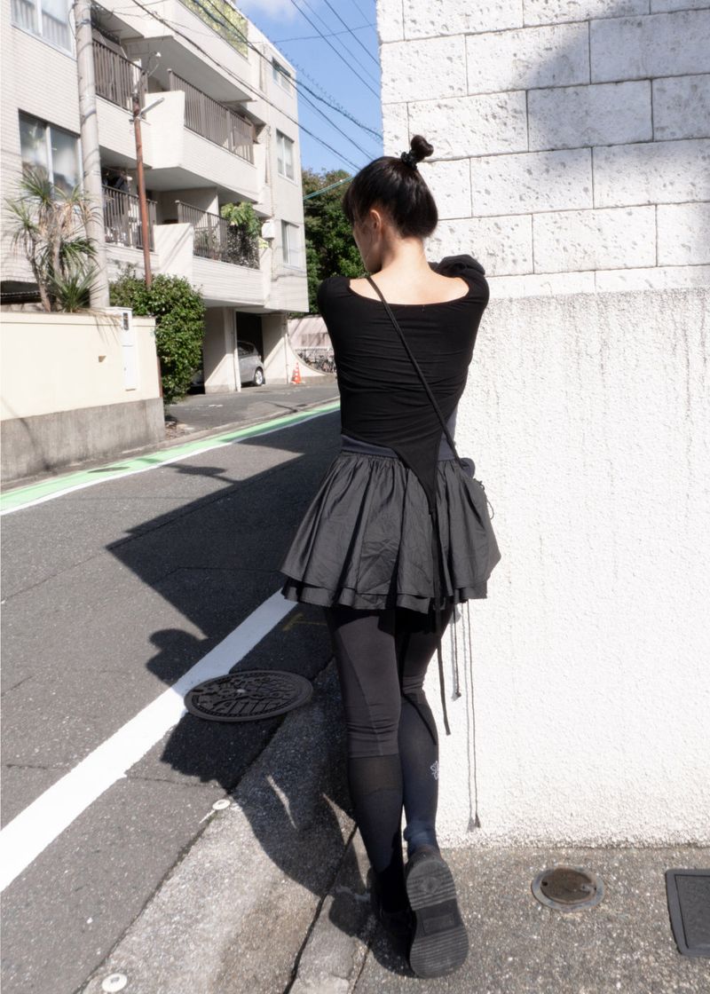 POCKET LEGGINGS 2WAY SK SET BLACK