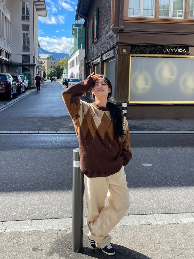 Obidos corduroy wide pants