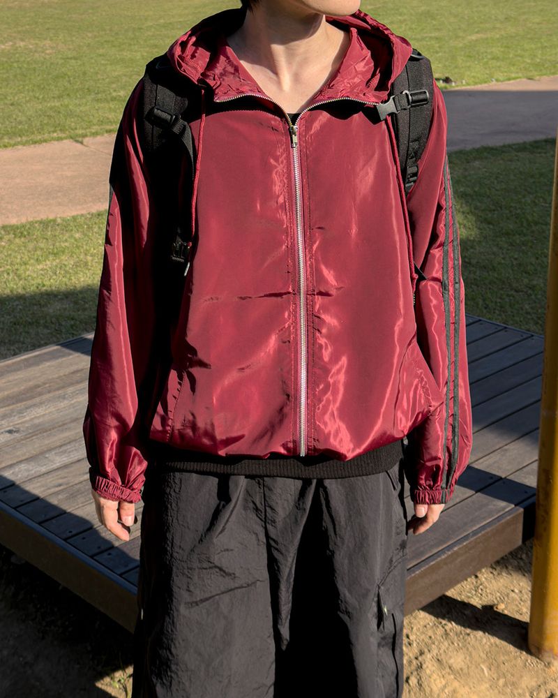 Dian Lightweight Hood Track Windbreaker