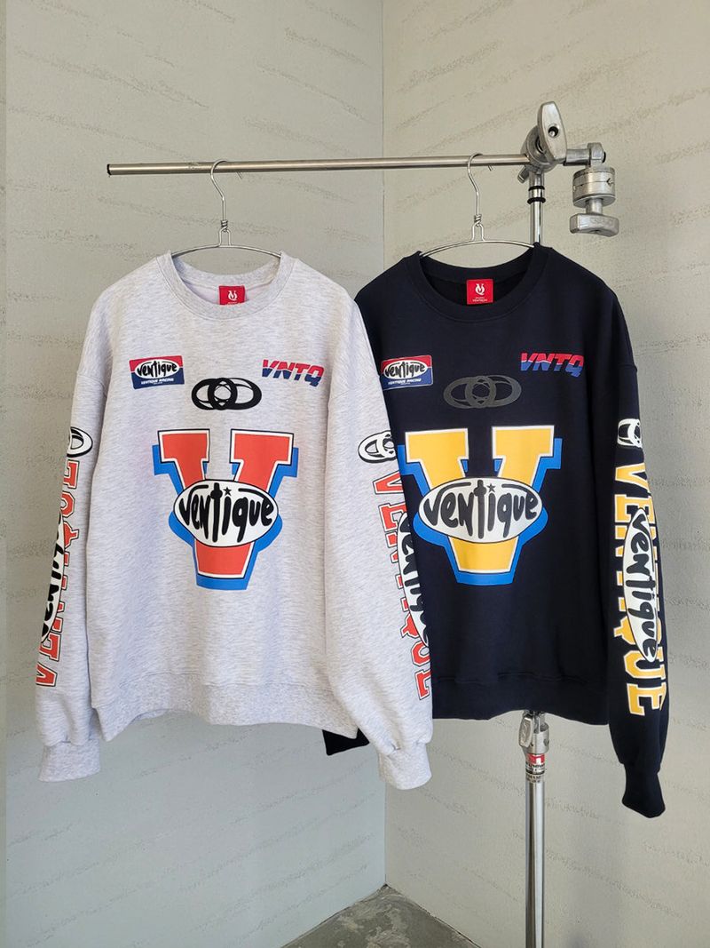 VENTIQUE Racing sweatshirt 2color