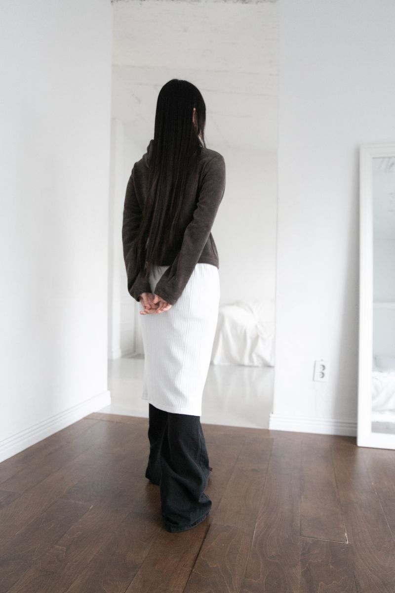 neck 3 Button fluffy hood zip-up(3colors)