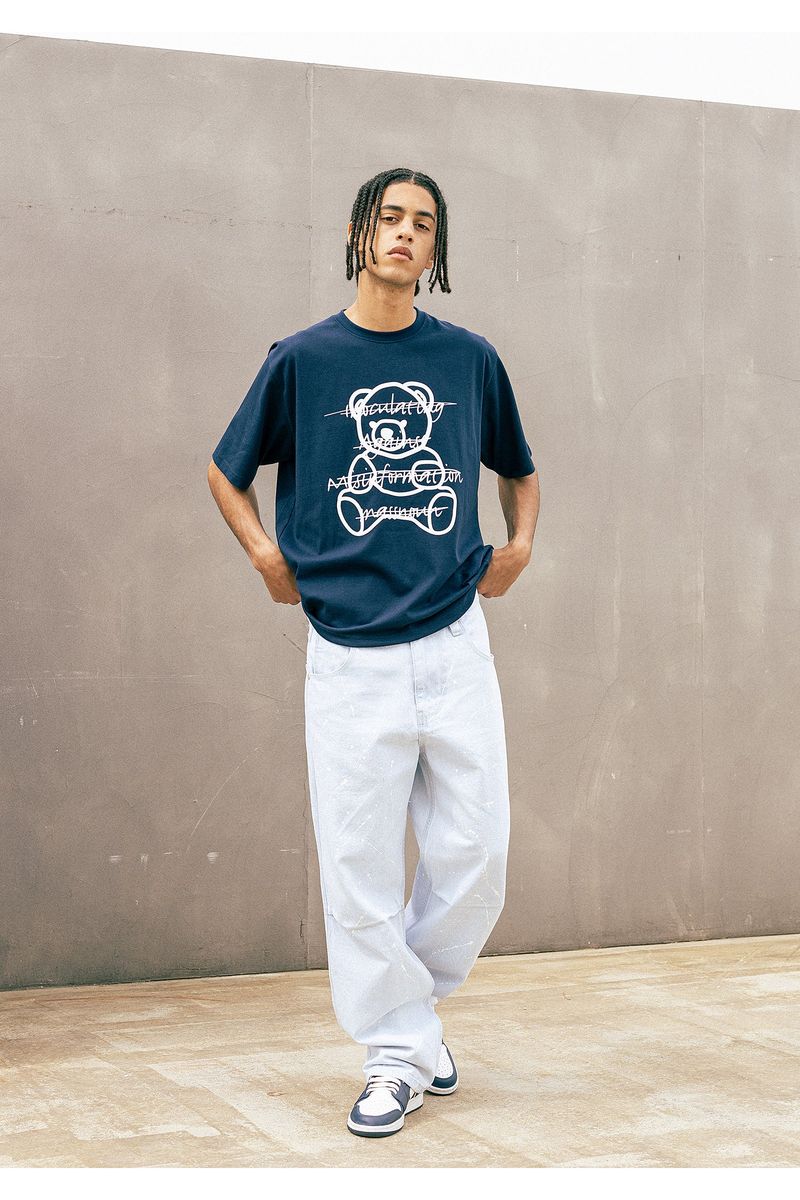 LOOSE FIT POLLOCK ICE JEAN