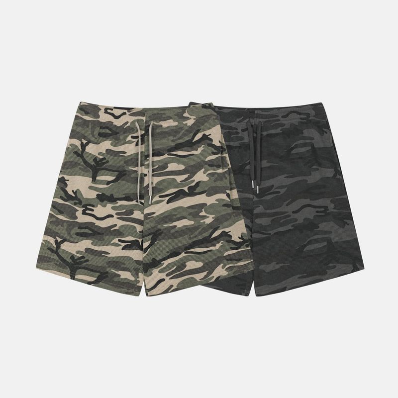 Riko Camo Waffled Shorts