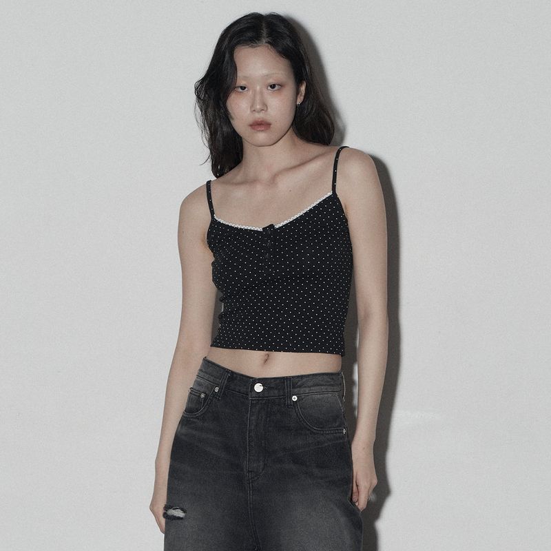 MIDNIGHT MOVE（ミッドナイトムーブ）の「dot top (black)（Tops）」